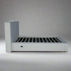 Tessa Boucle Teddy Fleece Pneumatic Bed King Bed Double Bed Frame With USB charger