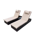 Vancouver Rattan Sun Lounger Set