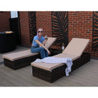 Vancouver Rattan Sun Lounger Set
