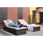 Vancouver Rattan Sun Lounger Set