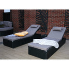 Vancouver Rattan Sun Lounger Set