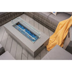 Outdoor 42 inchRect Gas Fire Pit with Gas Bottle Storage