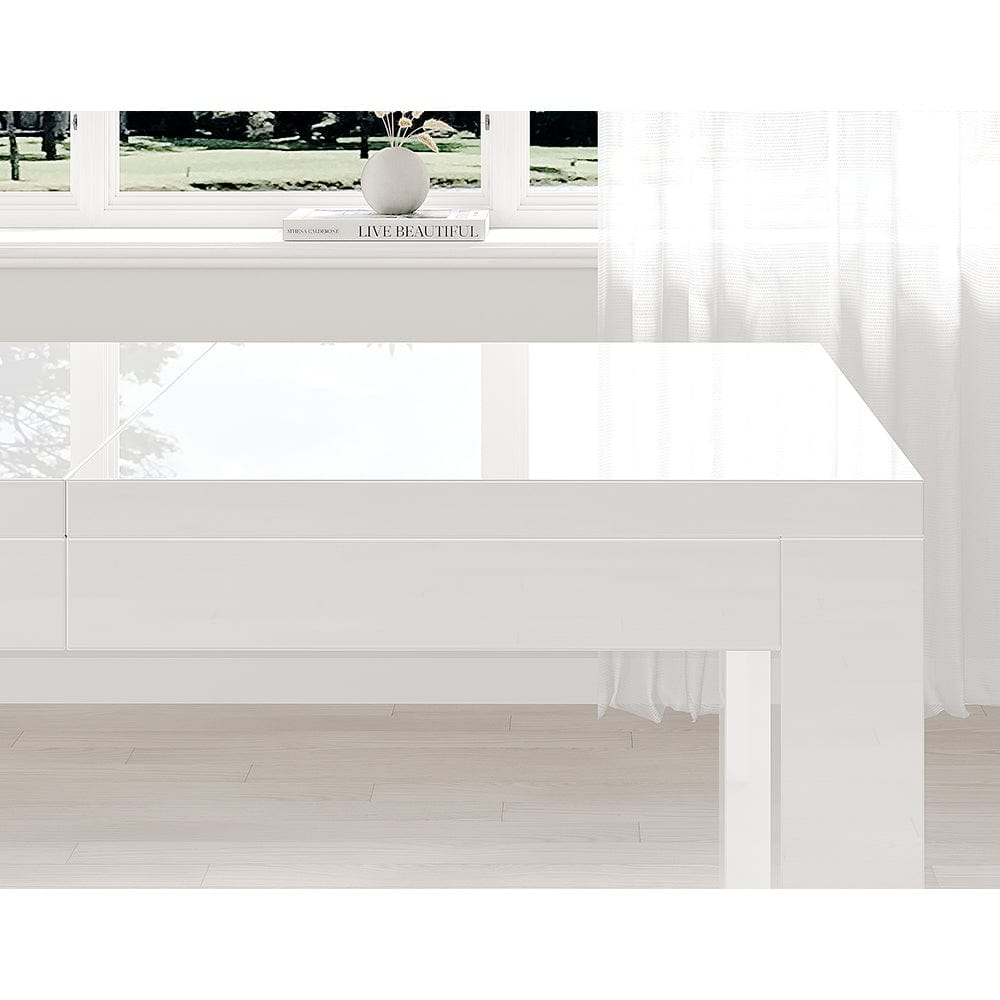 Agata 120cm - 240cm Transformer Table High Gloss Extending Dining Table