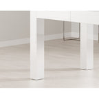 Agata 120cm - 240cm Transformer Table High Gloss Extending Dining Table