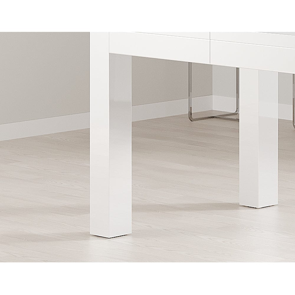 Agata 120cm - 240cm Transformer Table High Gloss Extending Dining Table