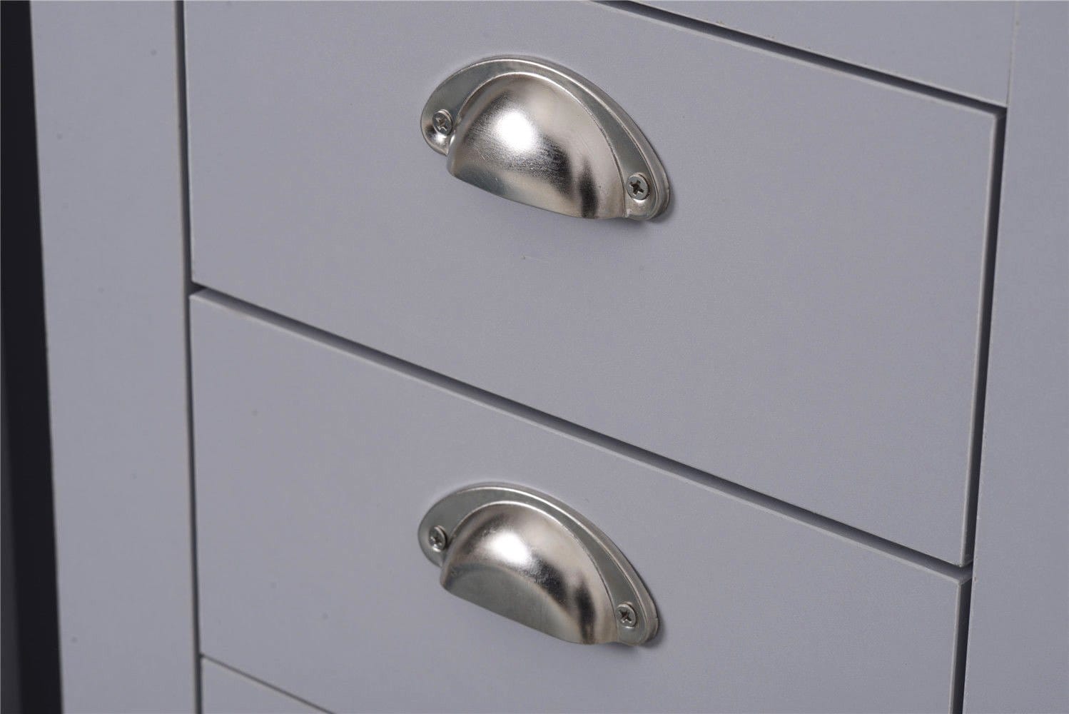 Heritage Set of Three Bedroom Piece with Grey and Oak Finish