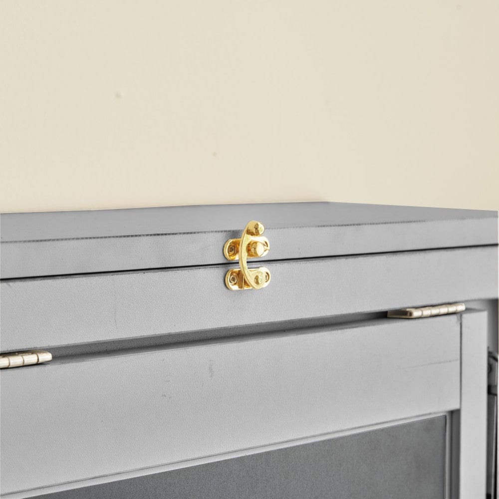 Heritage Foldable Wooden Convertible Office Desk Bookshelf With Blackboard