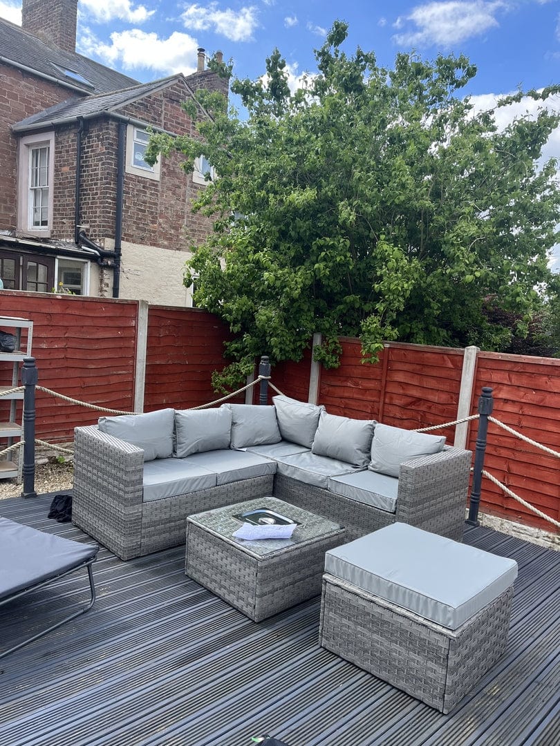 Monaco Ice Bucket 6 Seater Rattan Corner Sofa Set