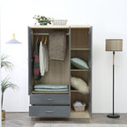 Agata 3 Door 2 Drawer Mirrored Wardrobe